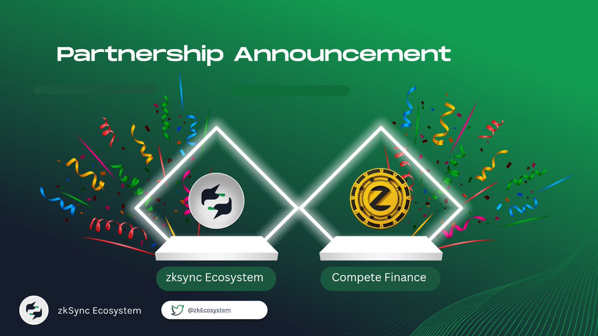 ade0nchain's tweet photo. Get ready to soar, Mavericks!

Introducing an innovative, community-driven DEX built on ZkSync. Gear up to invest, trade, & earn top-gun yields like never before. Time to engage & conquer the DeFi skies!

We are thrilled to announce partnership with @zkcompete

🎁we are giving away $100 Usdt to 10 people.

To Enter:
👉Follow @zkcompete & @zkEcosystem
👉RT + 💙
👉 Tag 3friends