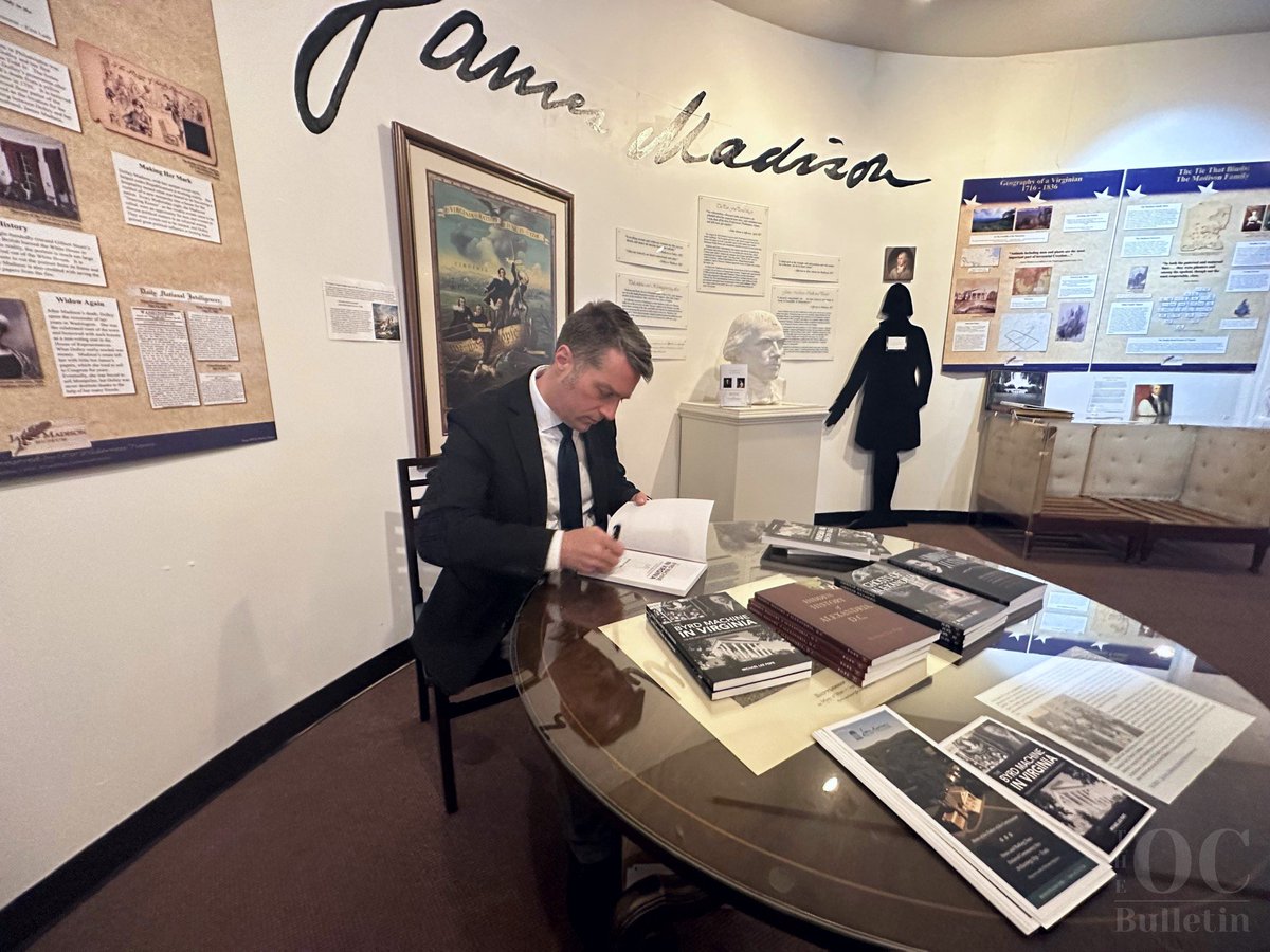 MichaelLeePope's tweet photo. Byrd Watching in Orange: Check out the @oc_bulletin society page, which details where the author dined and stayed in Orange as well as the local bookstore where signed copies of #ByrdMachine are available https://t.co/Yq5KkFZDjT https://t.co/ZwN5QrDb64