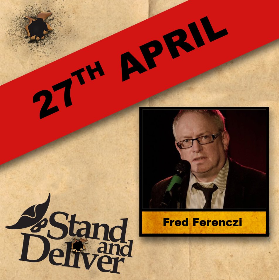 SandDcomedy's tweet photo. Our final voracious April act is ✨@FredFerenczi✨

Fred began stand-up in 2011 and has done well over 1000 gigs, including at prestigious clubs like Glee and Angel Comedy and at festival comedy tents. 

🎟️Book now!⬇️
https://t.co/V14jeZbpbg

#rdg #rdguk #inrdg https://t.co/DjednIjeYe