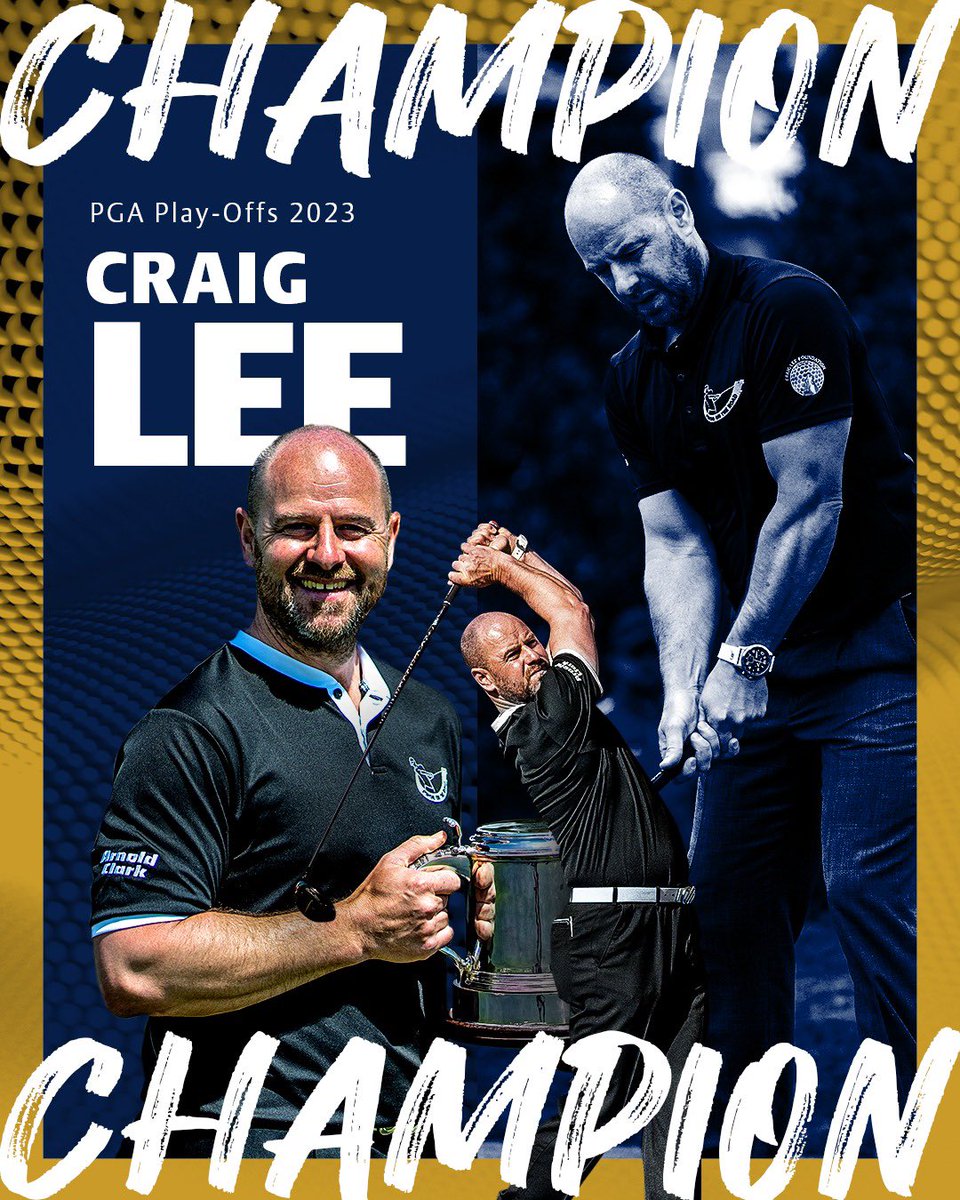 After three days of tough competition at <a href="/AphroditeHills1/">Aphrodite Hills Resort</a>, Stirling-based <a href="/CRAIGLEE337/">Craig Lee</a> held on to his lead to take the trophy at the PGA Play-Offs 🏆

Read more 👉🏼 bit.ly/40tQ97O

#PGAPlayOffs23