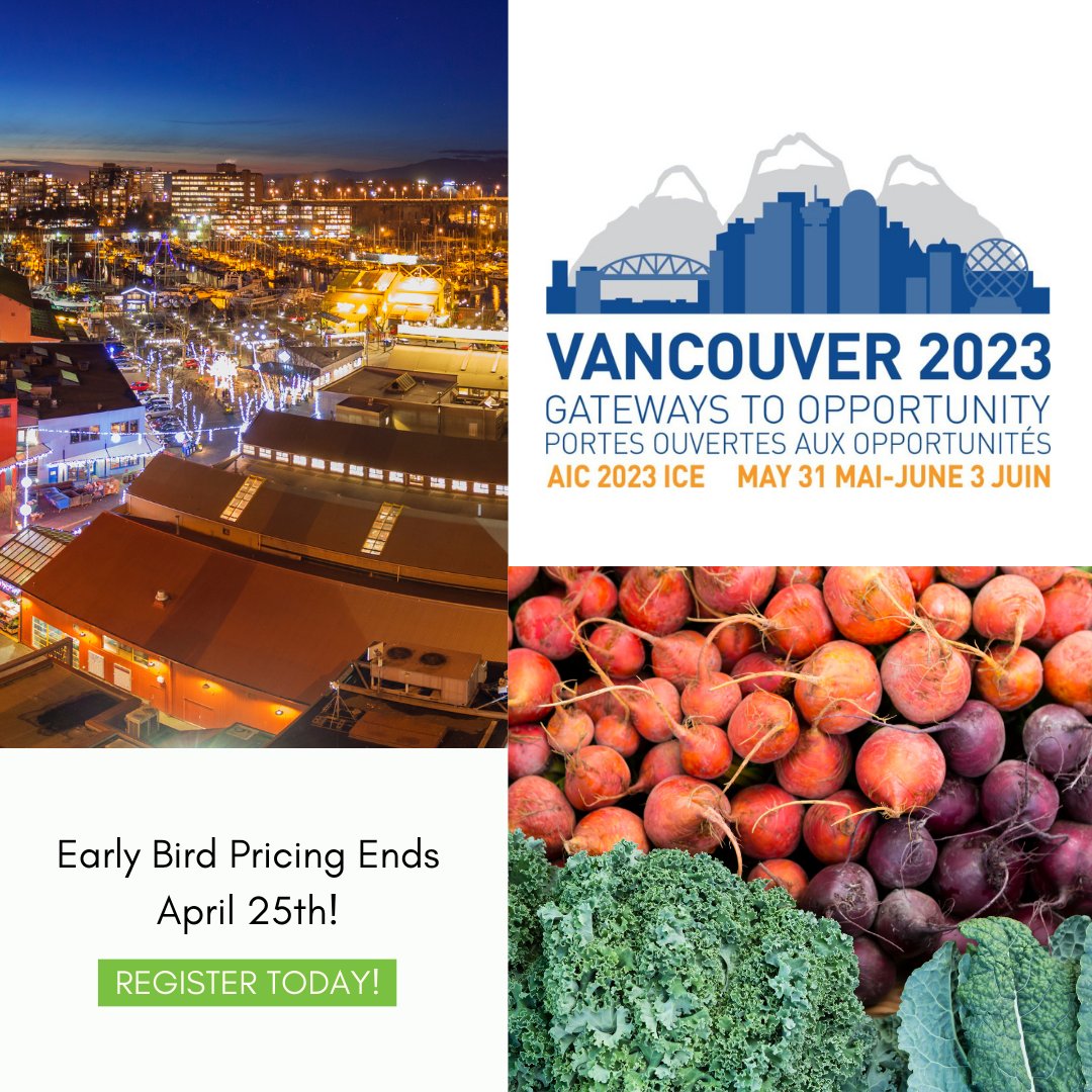 AICanada_BC's tweet photo. Begin your 2023 Appraisal Institute of Canada National Conference adventures with a tour to discover Vancouver's Granville Island Market!
Secure your spot today!
Register at https://t.co/eMiFqULeNT
#ProfessionallyAppraised
#AICProfessionalAppraisers
#connectAICBC https://t.co/Fvan3w3Na6