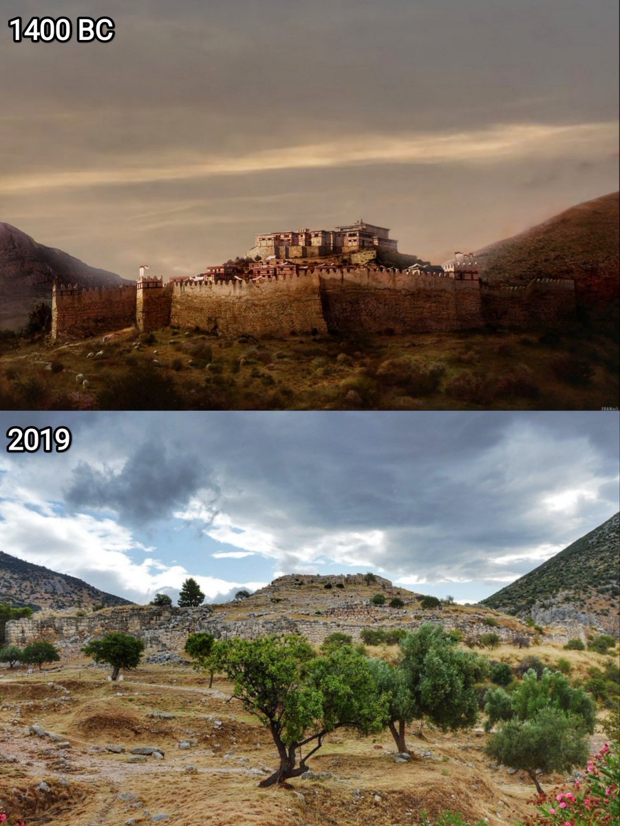 ArysPan's tweet photo. Bronze Age citadel of Mycenae, seat of the House of Atreus https://t.co/PLkYDkasZc