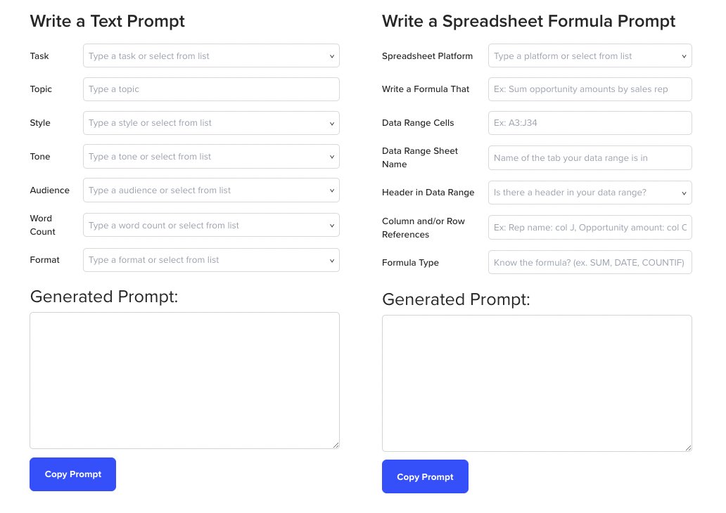 coefficient_io's tweet image. Chats too long with ChatGPT? Ours, too. So we built a simple prompt generator for our team for swifter, less expensive conversations. #chatgpt #gpt #textprompts #formulaprompts

coefficient.io/ai-prompt-gene…