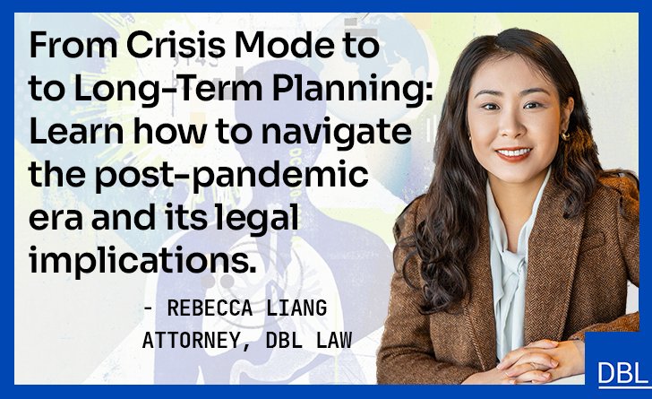 The US Department of Health and Human Services (HHS) is planning for the federal Public Health Emergency (PHE) for COVID-19 to end on May 11th.
<a href="/DBLLaw/">DBL Law</a> attorney, Rebecca Liang, explains what that means for the healthcare sector here: dbllaw.com/blog/2023/04/2…