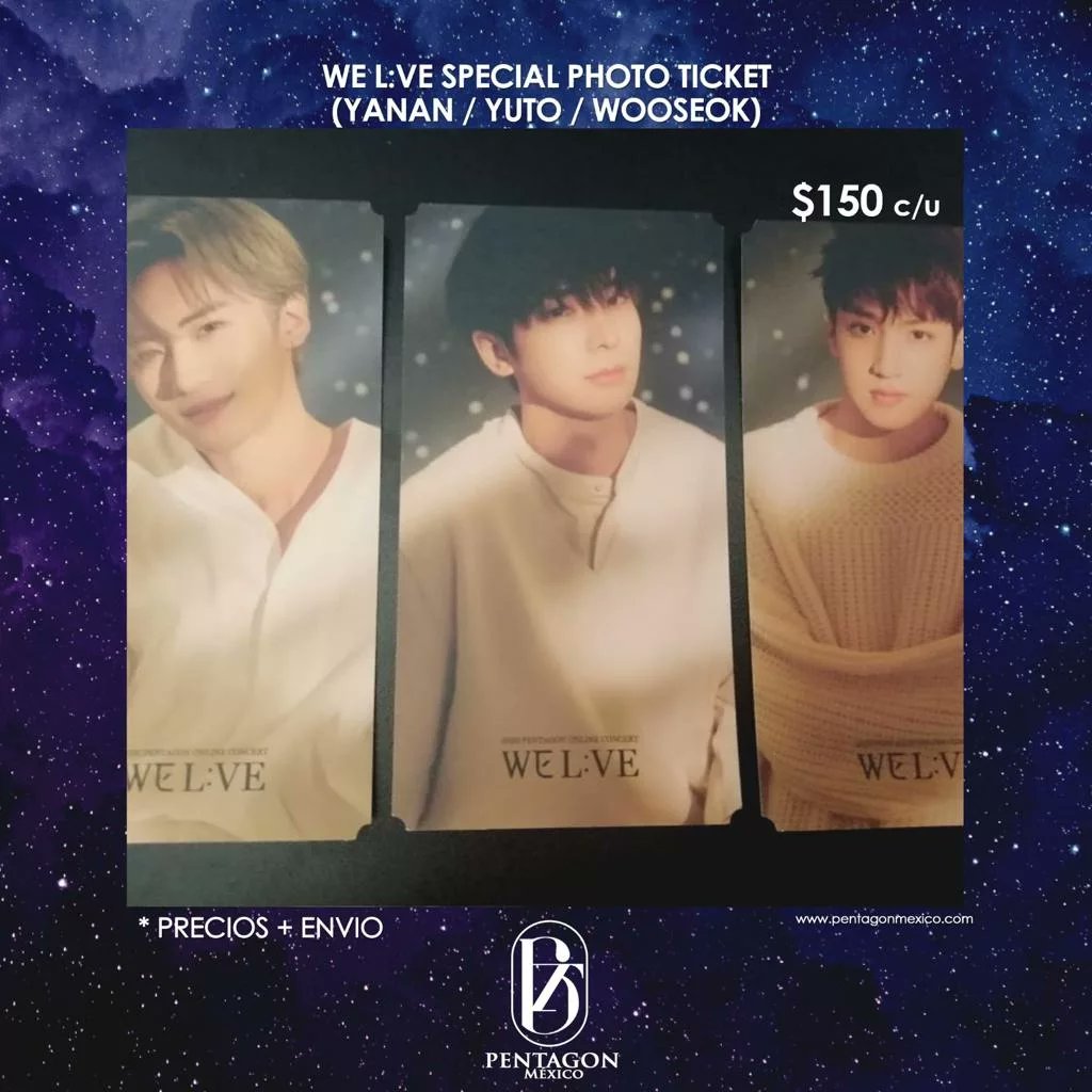 PentagonMexico's tweet photo. #kpop #enstock #wts #Photocards #포카 #enventa #PENTAGON #Universe #YANAN #YUTO #WOOSEOK #YEOONE https://t.co/frPpkFj4X2