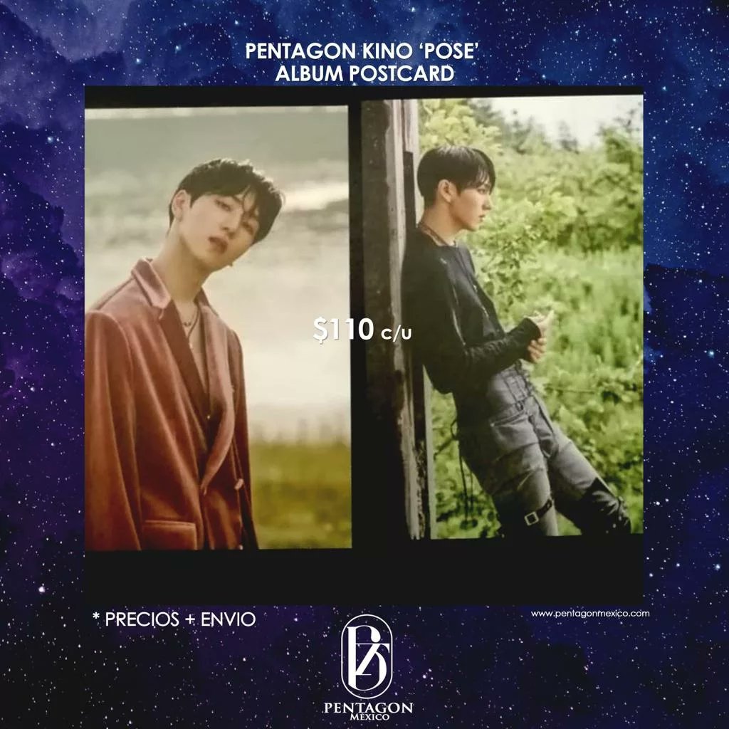 PentagonMexico's tweet photo. #kpop #enstock #wts #Photocards #포카 #enventa #PENTAGON #Universe #POSE #KINO https://t.co/jUGLefxsvP