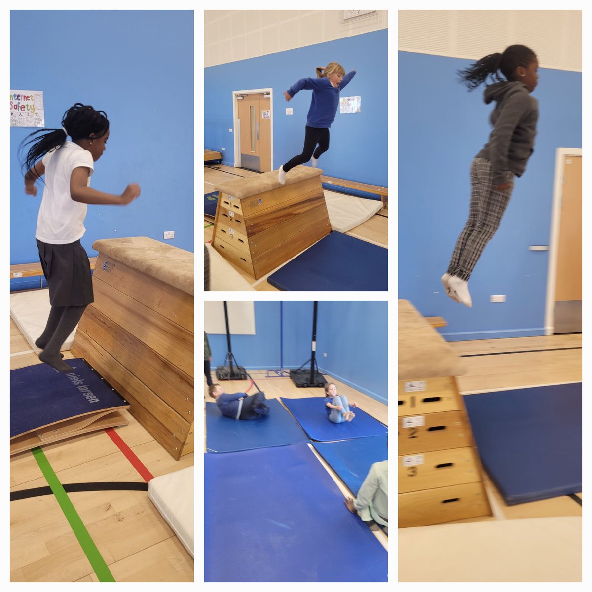 MrSteel84's tweet photo. P3/4 had a brilliant time developing their gymnastics skills this afternoon. @SeatonPSchool https://t.co/X14DYx2u3l