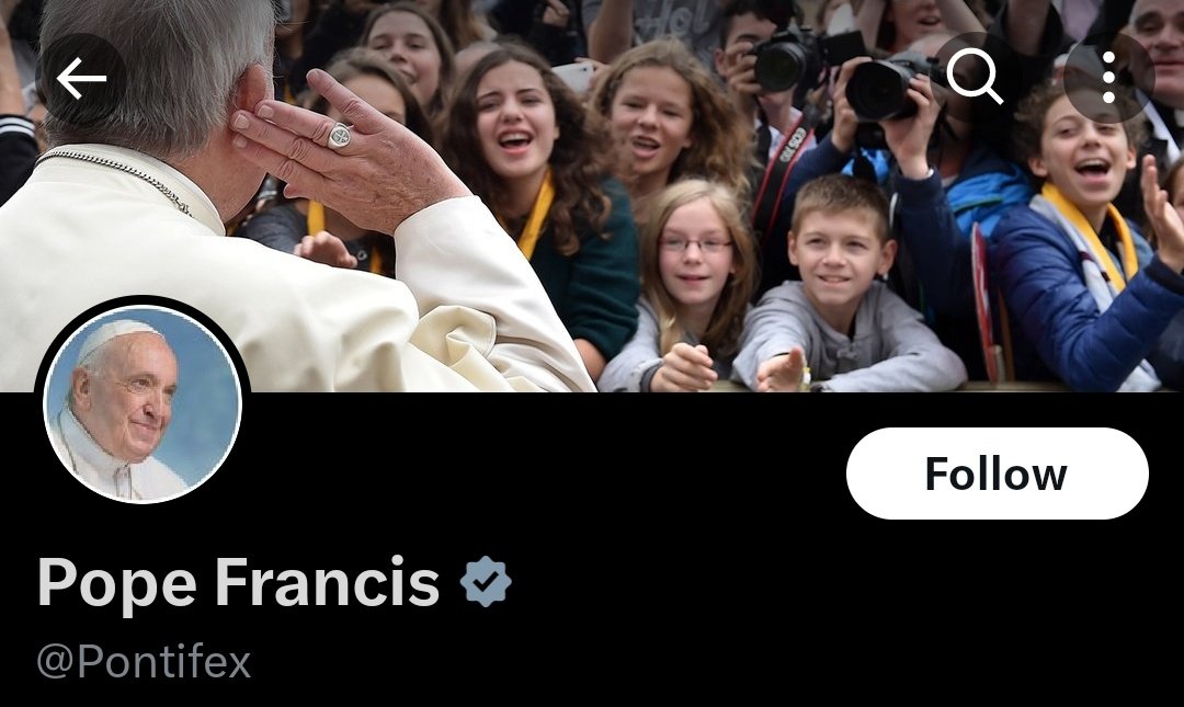 why does the pope's header look like he's just scored a late winner after getting jeered by his own fans all game