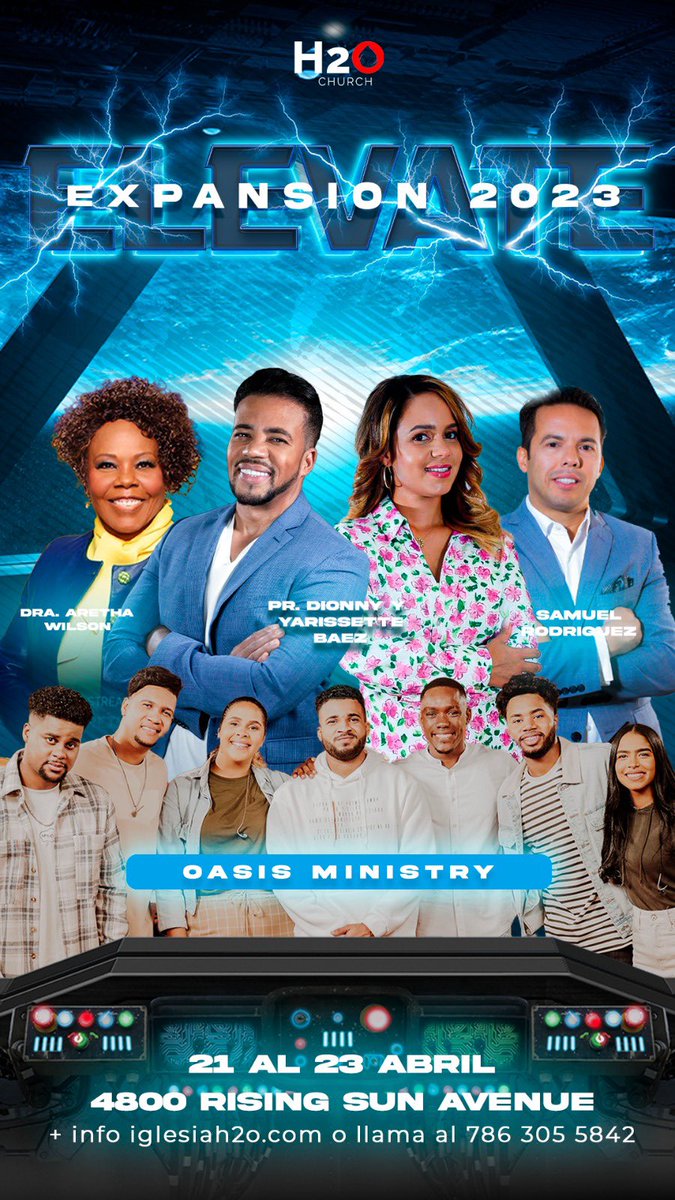 dionnybaez's tweet photo. Hoy en Elevate 2023 Oasis Ministry 

6:30pm no te lo pierdas. 

#elevate #philadelphia https://t.co/KZMwsLLii3
