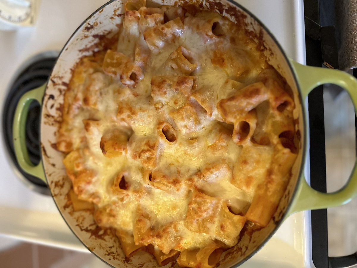 Moviegino's tweet image. How did this happen?  In honor of #rayromano new movie #SomewhereInQueens I made baked rigatoni on @fox6now with @SargentoCheese and @RaosHomemade and all were happy.
