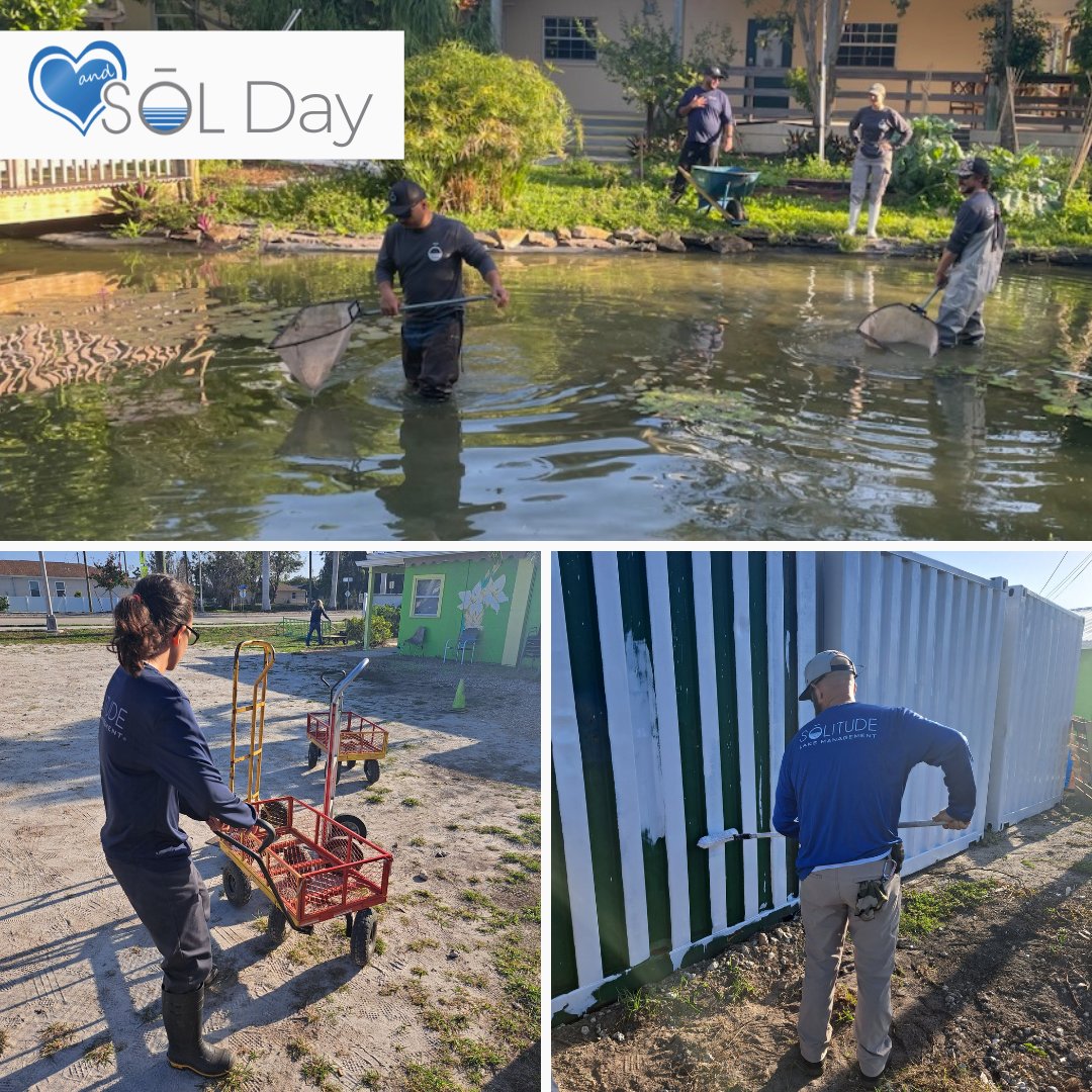SolitudeLake's tweet image. Today is our 5th Annual Heart &amp;amp; SOL Day! On this company-wide #volunteering day, colleagues are encouraged to volunteer in the communities we serve. Our SW Florida team is volunteering at Gladiolus Food Pantry and ECHO Global Farm! Way-to-go! #HeartandSOLDay #TheSOLution