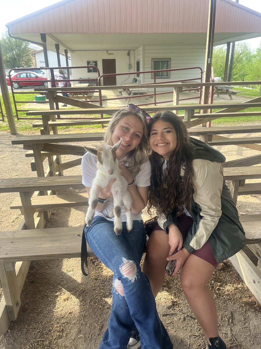 PendletonCoFFA's tweet photo. Today we had AG Safety day and educated 3rd graders from our county elementary schools about goats, sheep, rabbits, and chickens. We told them about how to keep livestock safe and keep ourselves safe when working with livestock. #agsafety #ffa #kyffa #supportag https://t.co/wseoN36DB6