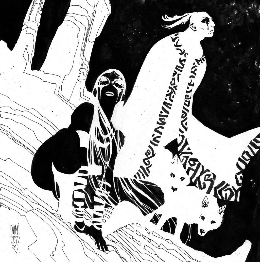 RPHutch1975's tweet image. Wolf &amp;amp; Crow by Dani Strips 
#EastOfWest