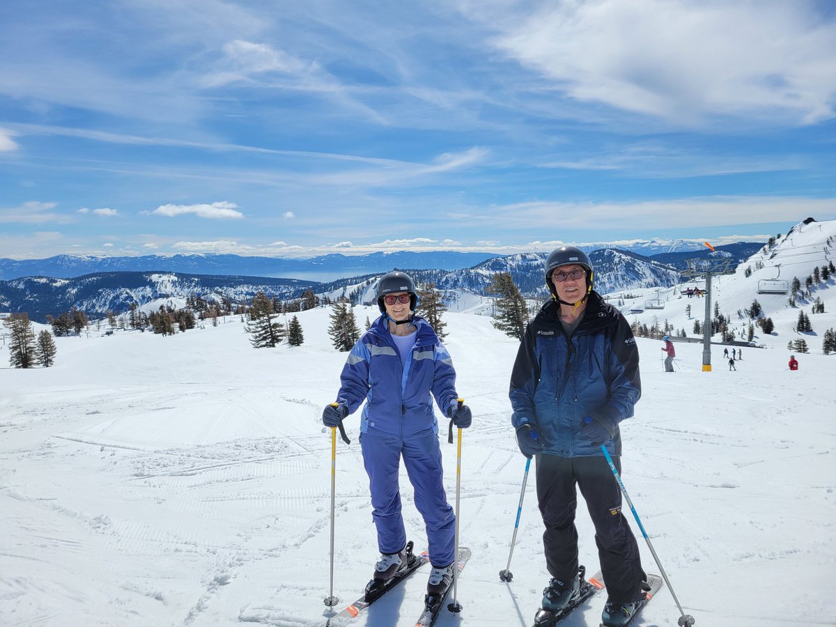 DeborahKurata's tweet image. Today&apos;s activities. ⛷️ 

The up side of a very wet winter in California.

#springskiing #tahoe