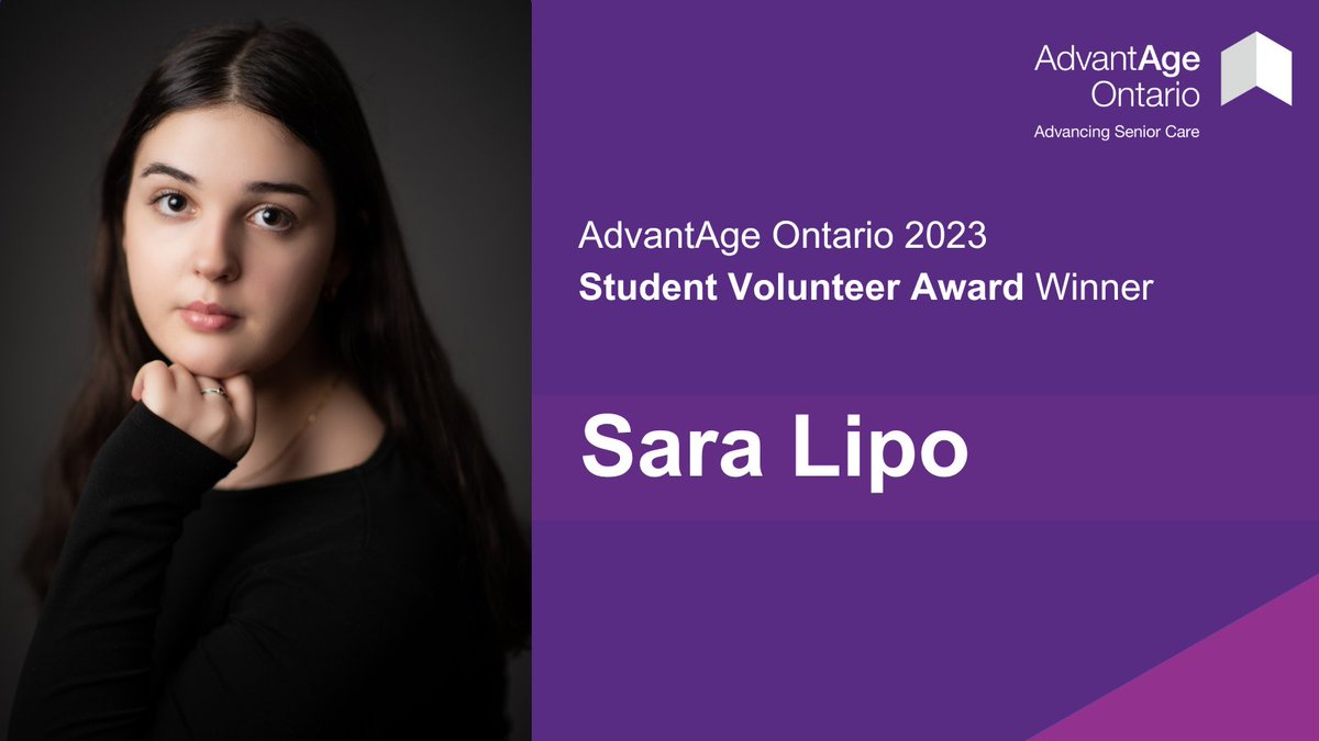 AdvantAgeOnt's tweet photo. Volunteers are vital to senior care. We are thrilled to recognize Jacky Chan, Sara Lipo, and Jacky Liu with our returning Student Volunteer Award! The future of senior care is bright! #ASC2023 @LisaLevin1 #CompletePurchasingServices https://t.co/LdSkuoQXyd