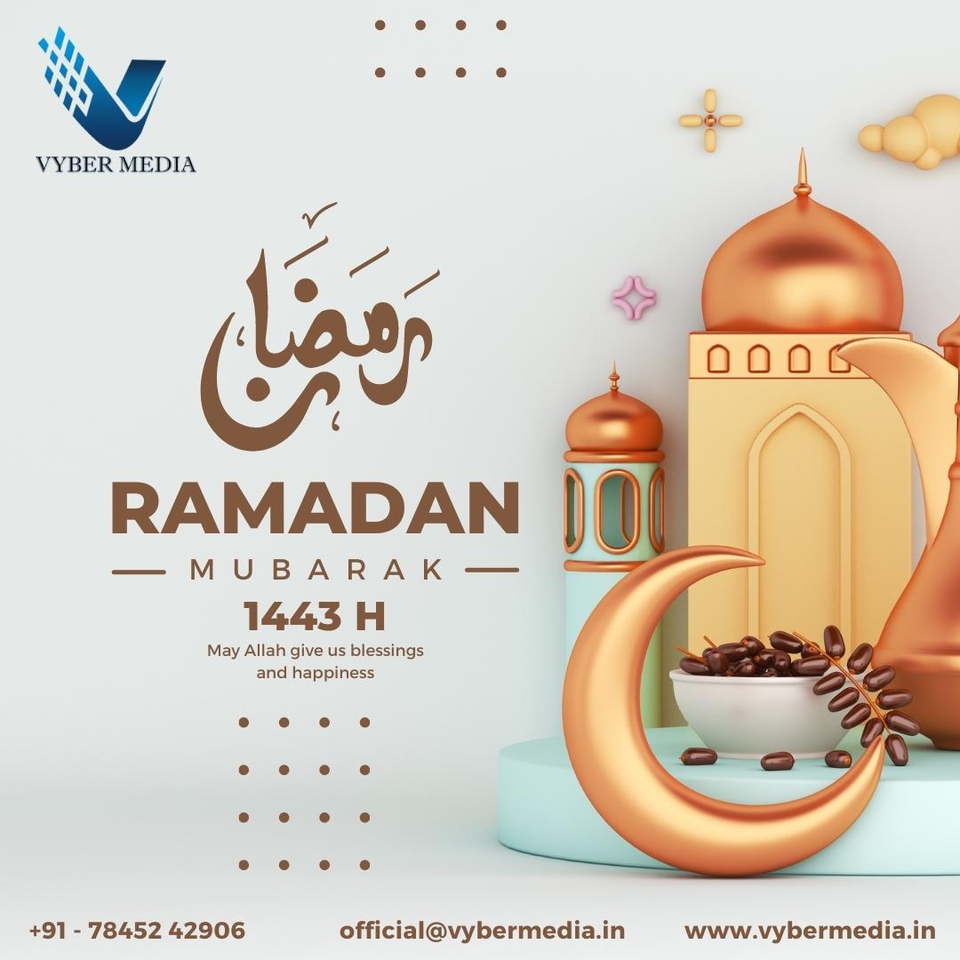 vyber_media's tweet photo. Ramadan Mubarak! May this holy month bring you closer to Allah and fill your life with joy and happiness.
#vybermedia #DigitalMarketingStrategies #OnlineAdvertising #ContentMarketing #SocialMediaMarketing #DigitalMarketingAgency #BrandAwareness  #ramzan2023 #ramzankareem #Ramadan https://t.co/SHDbLpyscL