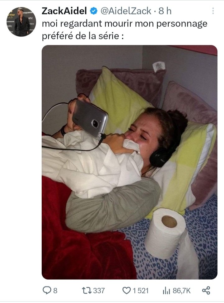 Dieu__8's tweet photo. @AidelZack Il est indéniable qu'il est regrettable de mélanger l'existence tangible avec celle imaginaire d'une série. https://t.co/3fgLVmqYxa