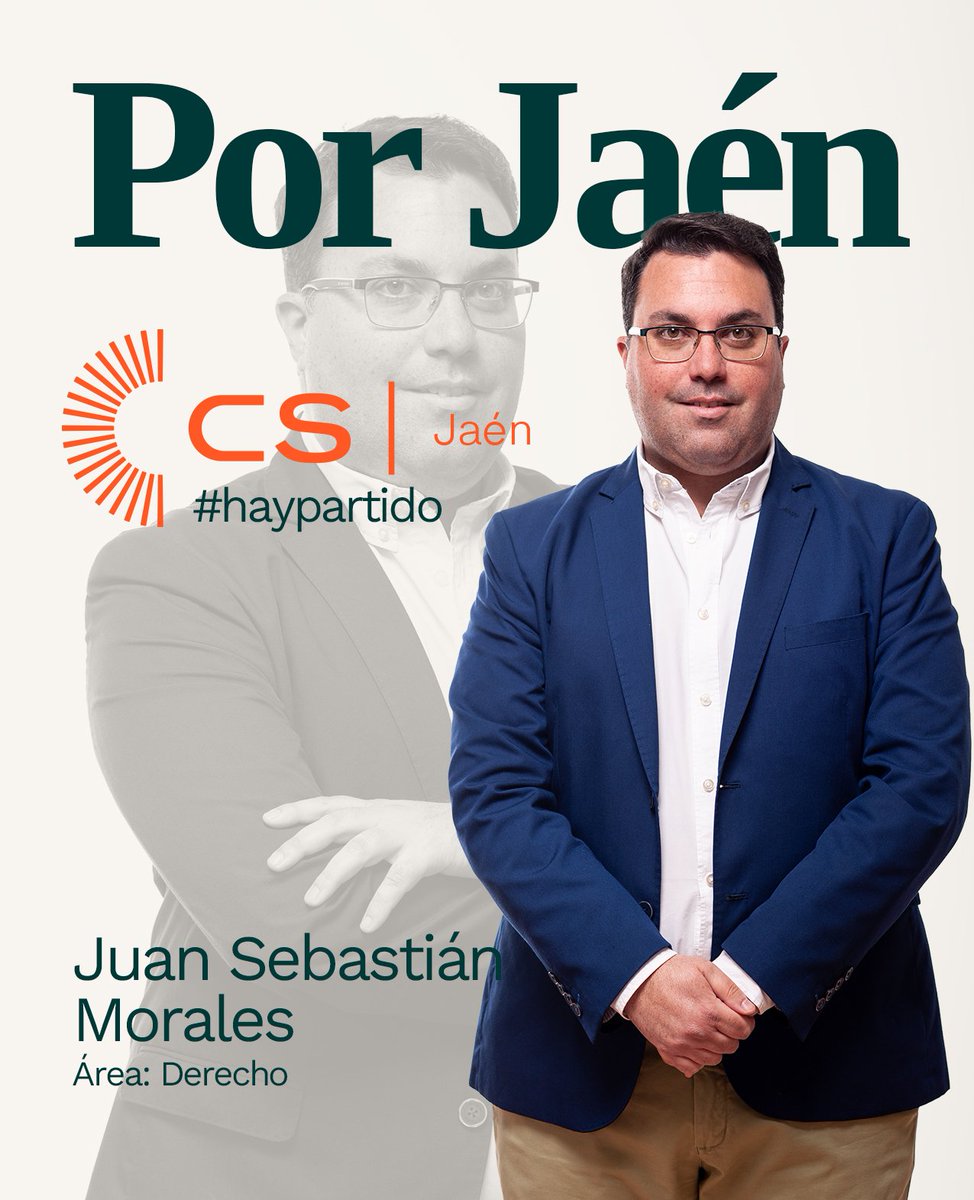 Cs_Jaen's tweet photo. El número 5 de Ciudadanos es @juansmorales.

Licenciado en Derecho por la Universidad de Jaén. Abogado en ejercicio desde 2013.

Secretario de Ciudadanos Jaén, responsabilidad que compagina con la Presidencia del Grupo de Abogados Jóvenes de Jaén.

#PorJaén #HayPartido 💪🏻🍊 https://t.co/a3mLnPZTiS