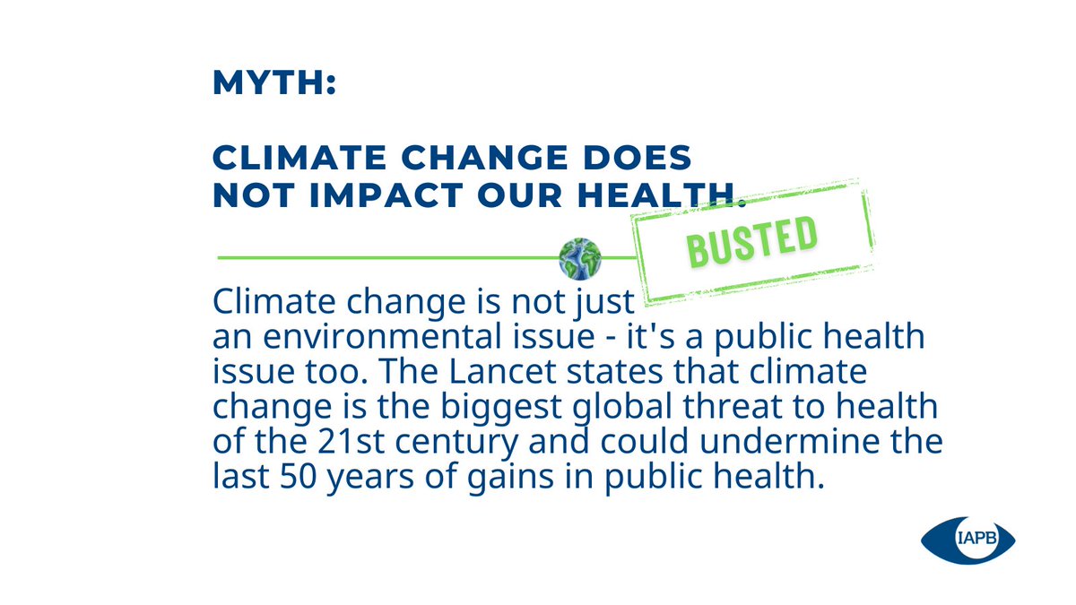 #ClimateChange is a public health issue.

Visit fal.cn/3xCdf and learn how our environment impacts eye health.
🌎 💚 🌍
#InvestInOurPlanet #EarthDay