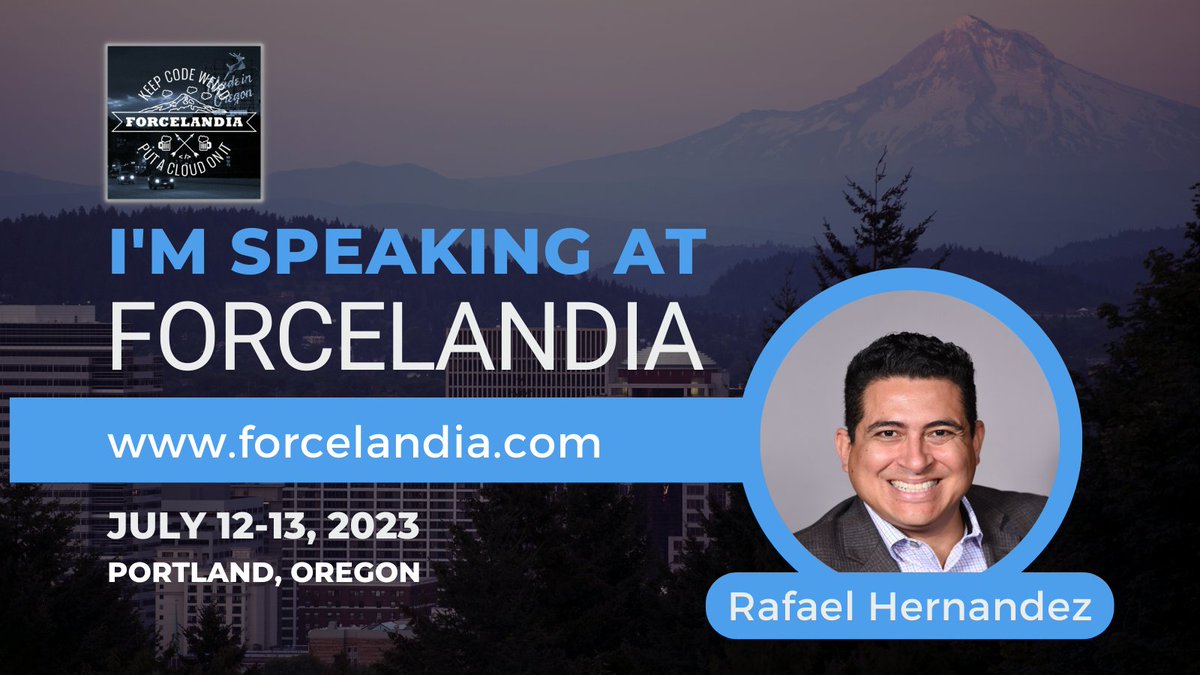 chelyn_briand's tweet image. @rafablazer @Forcelandia Introducing our next #Forcelandia23 speaker: Rafael Hernandez, Specialist Leader at Deloitte! 🌟 Get ready for an insightful developer-focused session from this industry expert! 💡 #KeepCodeWeird #PutACloudOnIt #CodeYourTrail #DeloitteTech 💻🌲
LinkedIn…