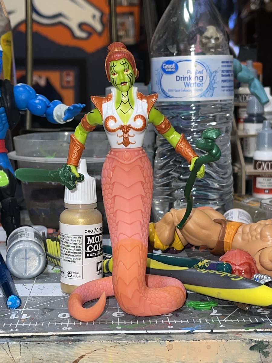 Kenzos_Creation's tweet photo. W I P…. @RBL3d knocks it out of the park once again!! So amazing! Printed on my Elegoo MARS3 Now it’s time to match some paint! 🎨👨🎨 @cults3d @MastersOfficial @Mattel @Elegoo_Official #motu #motuorigins #motucustoms #custommotu #snaketeela #snakebody #riseofthesnakemen https://t.co/uXckyJKAF9