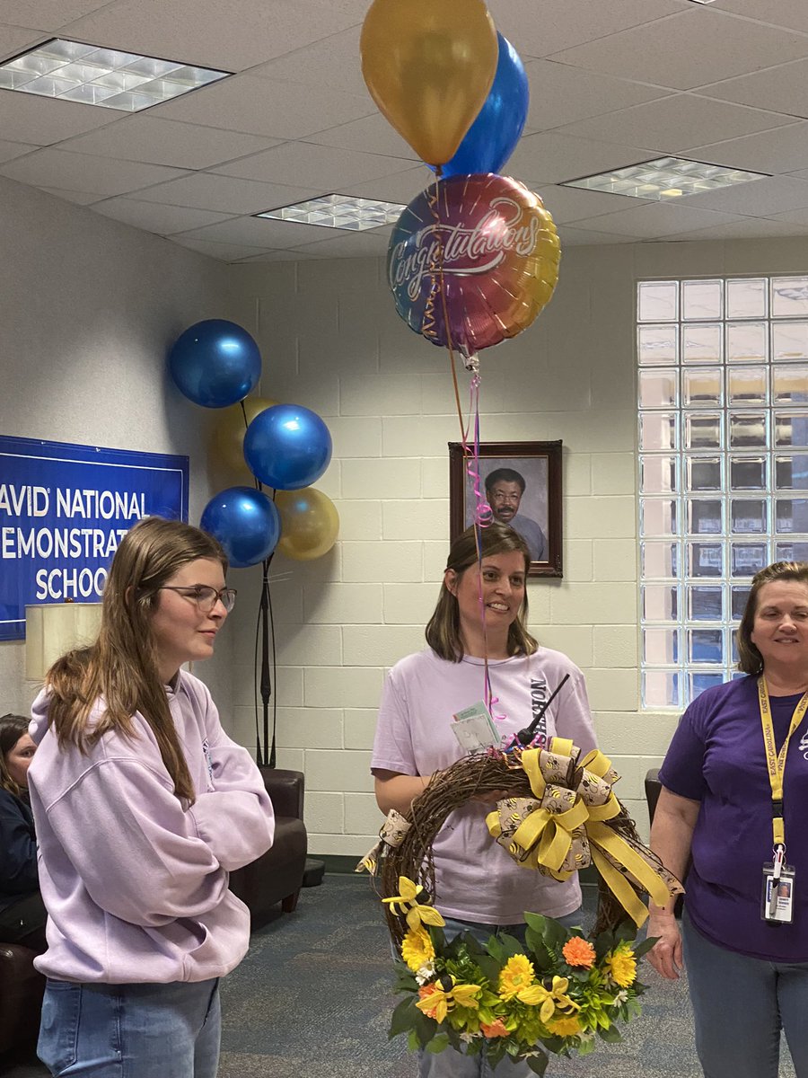 Congrats to Melissa Pruitt, <a href="/OnslowSchools/">Onslow County Schools</a> 2022-2023 Gladys Stafford Award winner! Mrs. Pruitt is the treasurer <a href="/MonarchsNHS/">NHS Monarchs</a> and has been employed with OCS for about 16 years. <a href="/NHSJaxPrincipal/">Brad Staley</a> states she is always positive and friendly and takes time to truly listen.