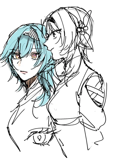 前使ってたペン忘れちゃってからやっと落書きしやすいペン見つけたかも 