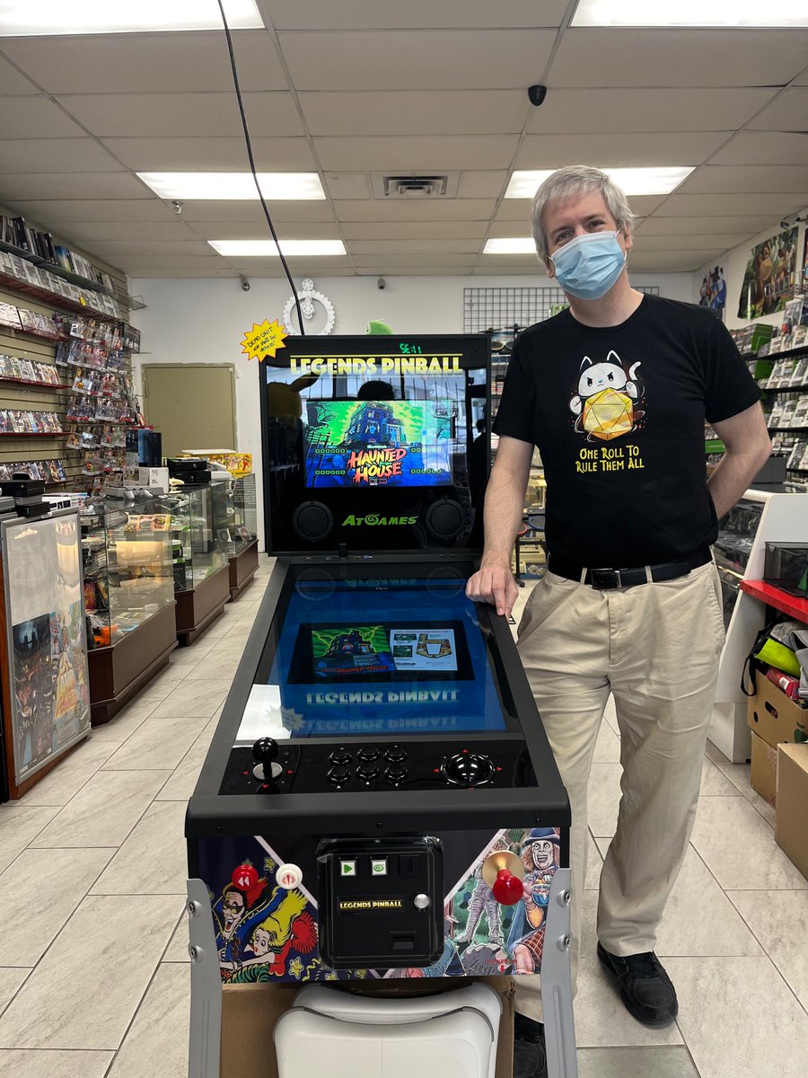 jenvasic's tweet photo. What a fun visit to Good Time Games in #Ward5Waterloo! Chad showed us different consoles, pinball machines & we even rented a game, which made me feel a bit like I was at a video store way back when. Check ‘em out in-store or tomorrow at @KitchLibrary: https://t.co/LlbMibOfUk https://t.co/5CKIAHlaCX