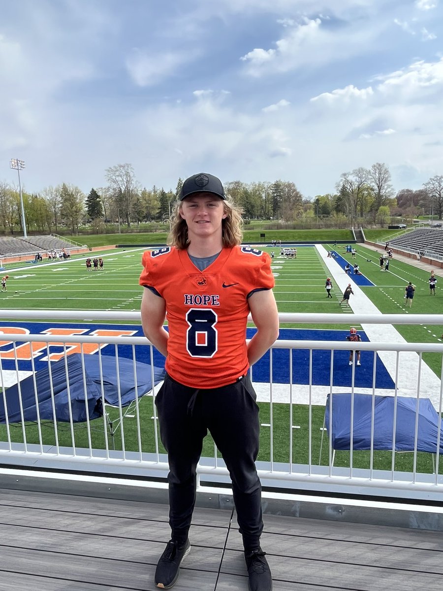 Fletcher Anderson (@fletcher_a8) on Twitter photo I wanted to thank <a href="/HopeCollegeFB/">Hope College Football</a> and all the amazing coaching staff for the #Junior day visit! Looking forward to being back!
<a href="/Coach_HThompson/">Hunter Thompson</a> <a href="/PStuursm/">Peter Stuursma</a> I wanted to thank <a href="/HopeCollegeFB/">Hope College Football</a> and all the amazing coaching staff for the #Junior day visit! Looking forward to being back!
<a href="/Coach_HThompson/">Hunter Thompson</a> <a href="/PStuursm/">Peter Stuursma</a>