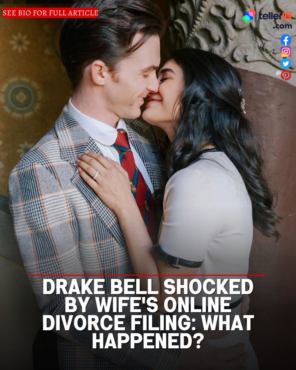 teller99_com's tweet image. Drake Bell Shocked by Wife's Online Divorce Filing: What Happened?
The latest celebrity couple to make headlines is Drake Bell and his wife, Janet Von Schmeling.
#DrakeBell #JanetVonSchmeling #DivorceFiling #CelebrityDivorce #RelationshipTroubles #Blindsided #OnlineFiling