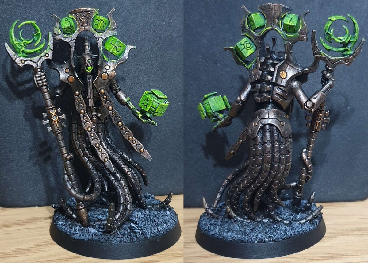 Ragdollcatman's tweet photo. A #Warhammer/#warhammer40k #Necron #Chronomancer #WarhammerCommunity #warhammerart https://t.co/PIdrChcfr8