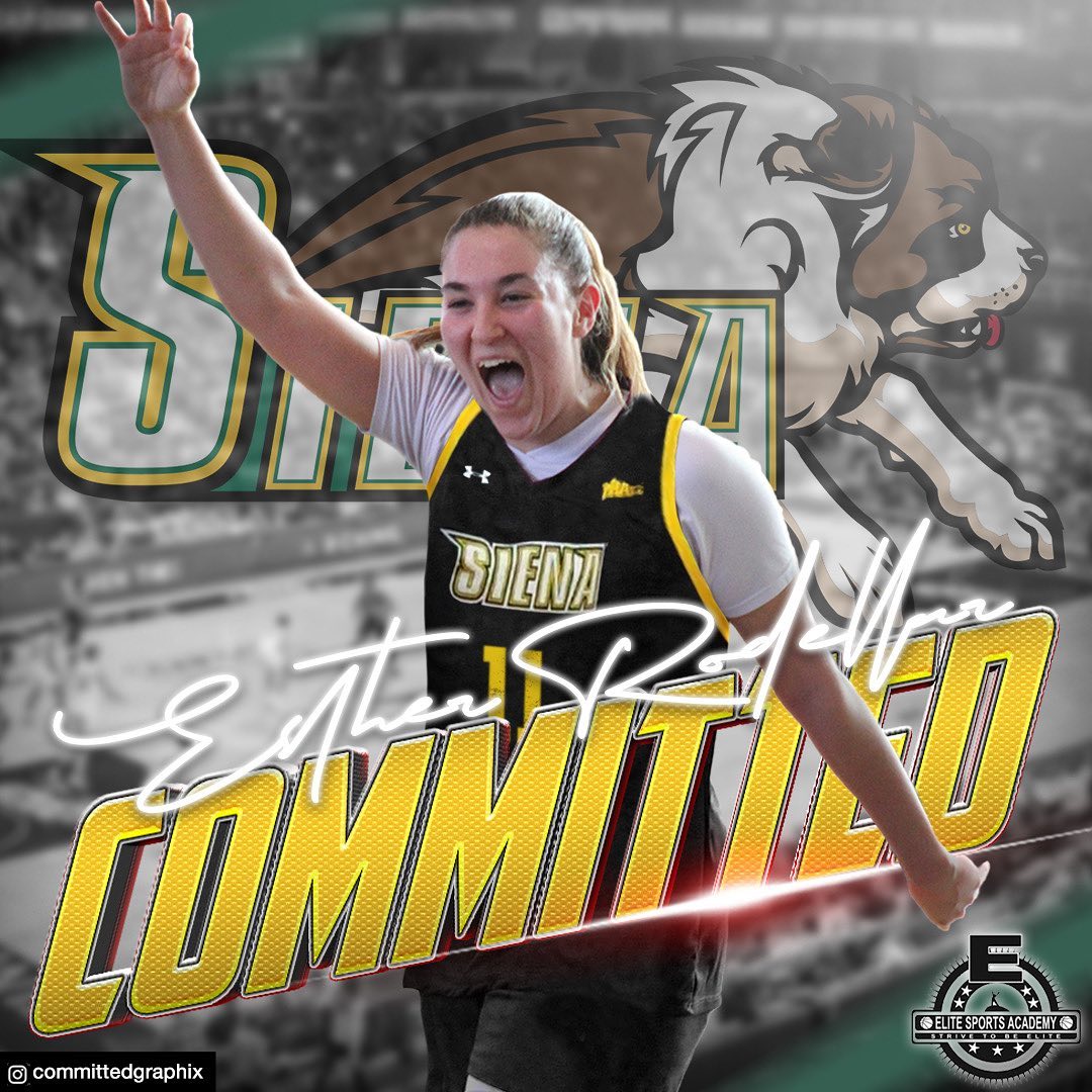 #NCAA 🔊 Class of 2023:

⛹️‍♀️ Esther Rodellar (<a href="/RodellarEsther/">esther_rodellar</a>)
🏀 Femení Sant Adrià (<a href="/FemSantAdria/">Bàsquet Femení Sant Adrià (FSA) 💜</a>)
✈️ Siena (<a href="/Siena_WBB/">Siena Women’s Basketball</a>)

¡Enhorabuena! 👏🏀🇺🇸