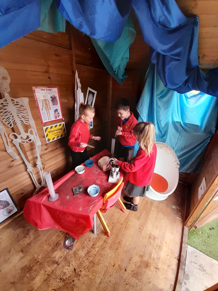 MissHewitt2LH's tweet photo. Year 2 have been exploring the outside Science Lab as part of our new topic 'Super Scientists!' @llandaffcity https://t.co/TbL5Y00OYe