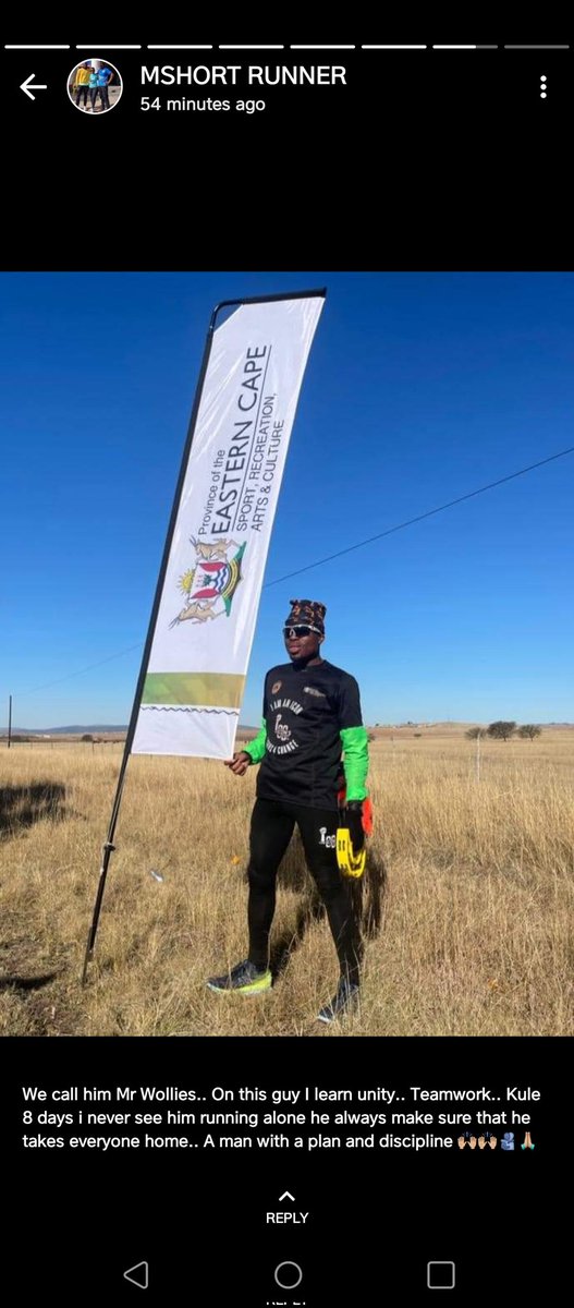 MrTrapnlos's tweet photo. #TrapnLos
#IPaintedMyRun
#TrapnLosTraining
When the Massive CEO of the movement was in the beautiful province of Eastern Cape
#iconsforchange #iamanicon #400kmChallenge https://t.co/uNcRoHJTDd