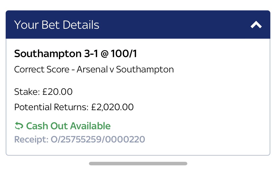 StuartJones7's tweet photo. Robbing the bookies again. Easy money. 

Just you wait and see @Chunkz @KSI @Callux @ohnosharky @chrismd10 etc 😤 #SaintsFC https://t.co/uNiFO9OsMJ