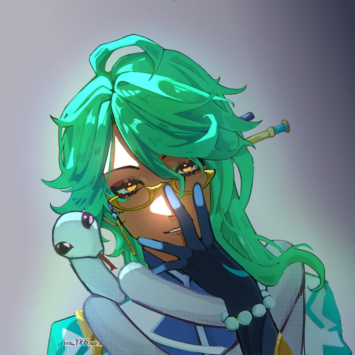 orange_2005_'s tweet photo. #baizhu #Genshinlmpact #Genshinfanart #HoYocreators https://t.co/qUPXFxkei4