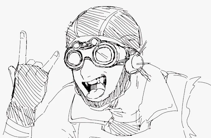 友人の推しを描いたやつ 
