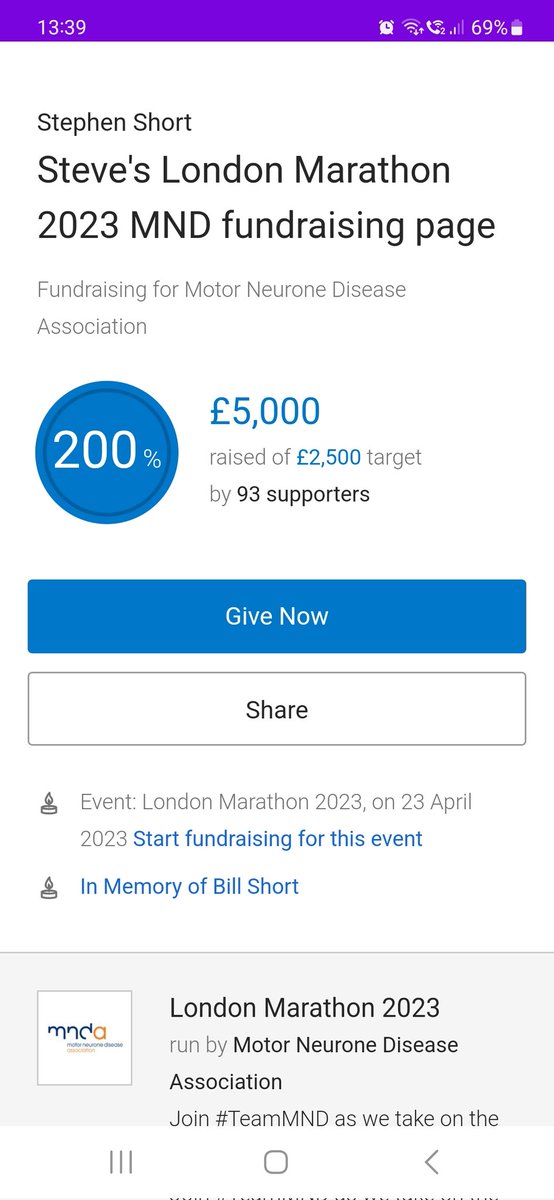 You lot are unbelievable!! - Thanks so much for all of your warmth and support it is truly appreciated- does this mean I have to go around twice now? <a href="/mndassoc/">MND Association</a> <a href="/LondonMarathon/">TCS London Marathon</a>