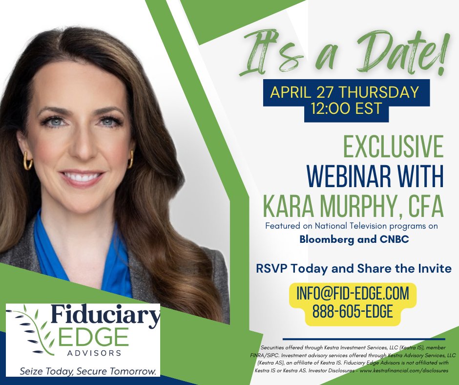 We have an exciting event to share for our friends over at Fiduciary EDGE Advisors, LLC!
Mark your calendars for this incredible webinar, April 27th at noon!
For more information &amp; to RSVP to this special opportunity
click here 👉bit.ly/40xhO7X👈