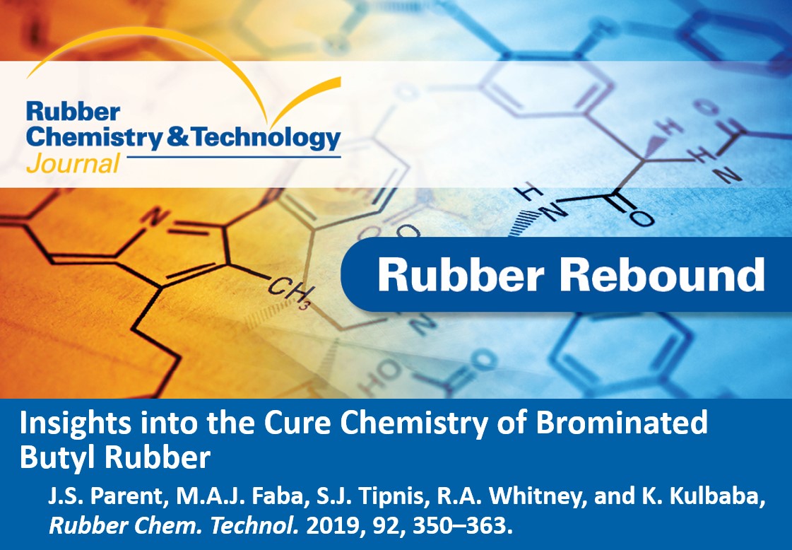 Rubber Chemistry & Technology Journal (@rubberchemtech) on Twitter photo Check out this #RubberRebound from 2019 on cure chemistry of brominated butyl rubber by Parent and coauthors. Open access for one week.
meridian.allenpress.com/rct/article/92…
<a href="/RubberDivision/">Rubber Division, ACS</a> Check out this #RubberRebound from 2019 on cure chemistry of brominated butyl rubber by Parent and coauthors. Open access for one week.
meridian.allenpress.com/rct/article/92…
<a href="/RubberDivision/">Rubber Division, ACS</a>