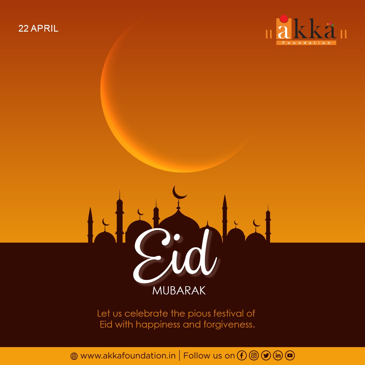 May the positivity of Eid enlighten us with knowledge and brighten our hearts with love for everyone.

#रमजानईद #रमजान_ईद #ramzan #ramadan #Drushti_Abhiyan #Latur #NGO #ProjectAnandi #AkkaFoundation #Anandi #Shiruranantpal #Maharashtra #लातूरनिलंगा