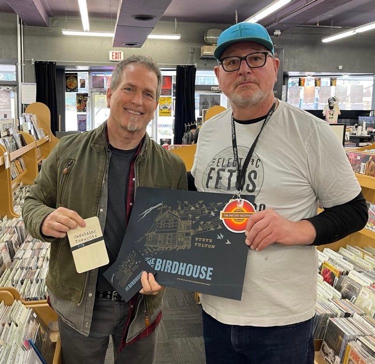 Now in stock, "Birdhouse," the new album from Boise singer-songwriter <a href="/sfultonmusic/">Steve Fulton</a>! In addition to the CD, we have "Unfolding Thoughts," the accompanying wooden accordion book featuring words from Fulton and illustrations by Boise artist Heather Elizabeth Bee.