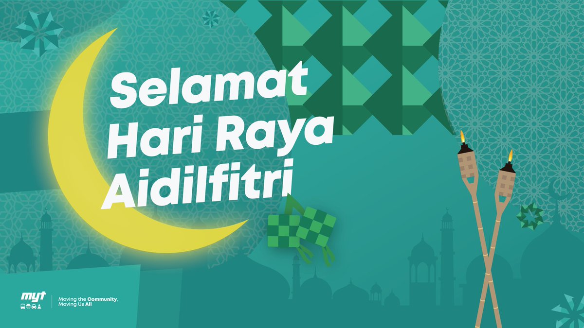 MYS_Transit's tweet photo. It's our 3rd Hari Raya since MyTransit begun its operations. We would like to thank everyone who supported us since the beginning. s'maye to our dearest friends and colleagues. https://t.co/PHhYEMrdNt
