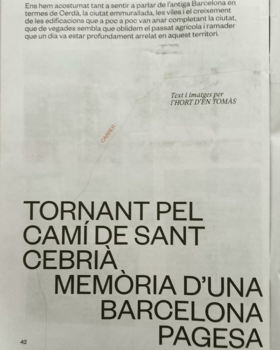 hortdentomas's tweet photo. Han passat moltes coses en l'últim mes a l'Hort d'en Tomàs, algunes més emocionants i d'altres tristes. Però una que sens dubte ens ha alegrat molt és aquesta publicació al Ressò de Montbau, que va sortir ahir al carrer. https://t.co/og10NRfmwI