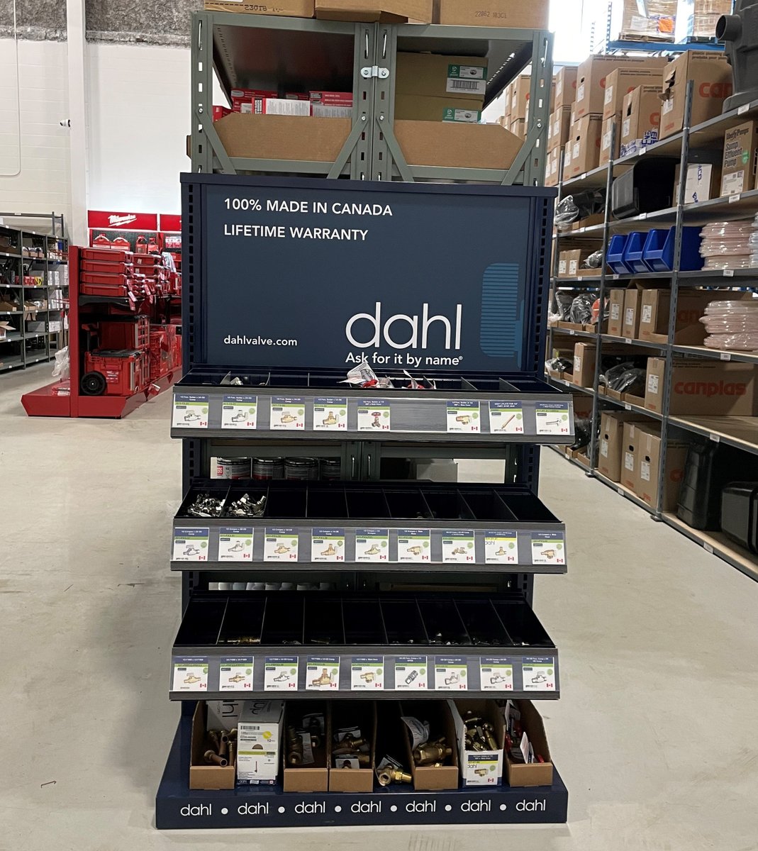 dahl now available at EMCO’s new location on Bridgeland Ave, Toronto.
#dahlvalves #emco #MadeinCanada #Lifetimewarranty #qualityplumbing #toronto