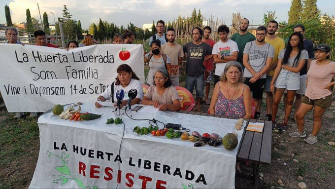 MikeGilliland11's tweet photo. Police Assault and Resistance in the Liberated Gardens (Horta Alliberada) de Sant Cugat near Barcelona https://t.co/nuNWT30HOH @La_Directa #LaHuertaResiste  @okupemlesones @LlogaterStCugat #InmoCaixa #CaixaBanc  #SantCugat @SergiBaixasColo #AUTOGESTIÓ @guimmart https://t.co/hgEhBLyKlc