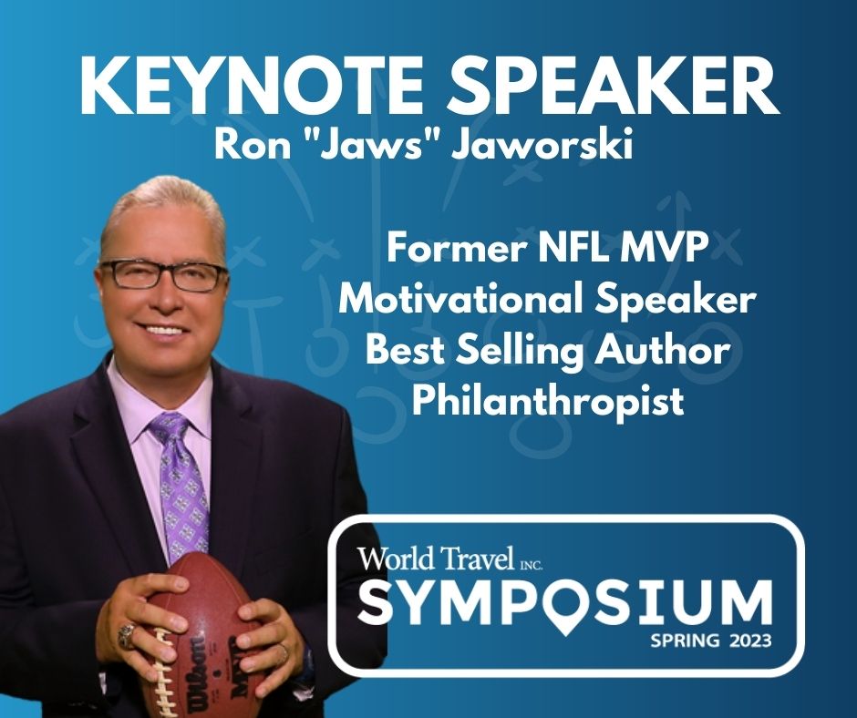 It's now time for our highly anticipated #keynotespeaker, Philadelphia legend, Ron "Jaws" Jaworski, to take the stage!

#WorldTravelSymposium #travel #travelindustry #corporatetravel #businesstravel #travelmanager #travelmanagement #tmc