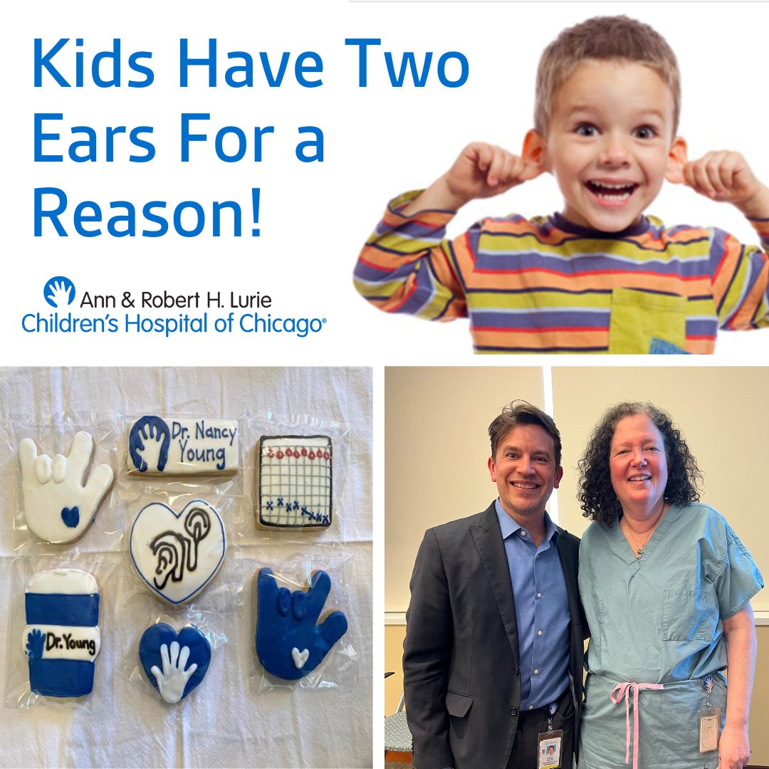 Thank you to all who joined Lurie Day 2023, a program for educators and early intervention professionals discussing cochlear implantation for unilateral hearing loss. The day of lectures and live-streamed surgery was led by the renowned Lurie Children's cochlear implant team.