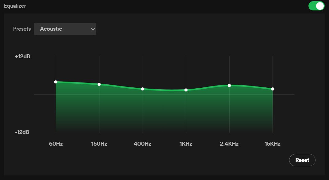 At last Spotify desktop application gets an equalizer. 🥳But we are still waiting for HiFi. #Spotify