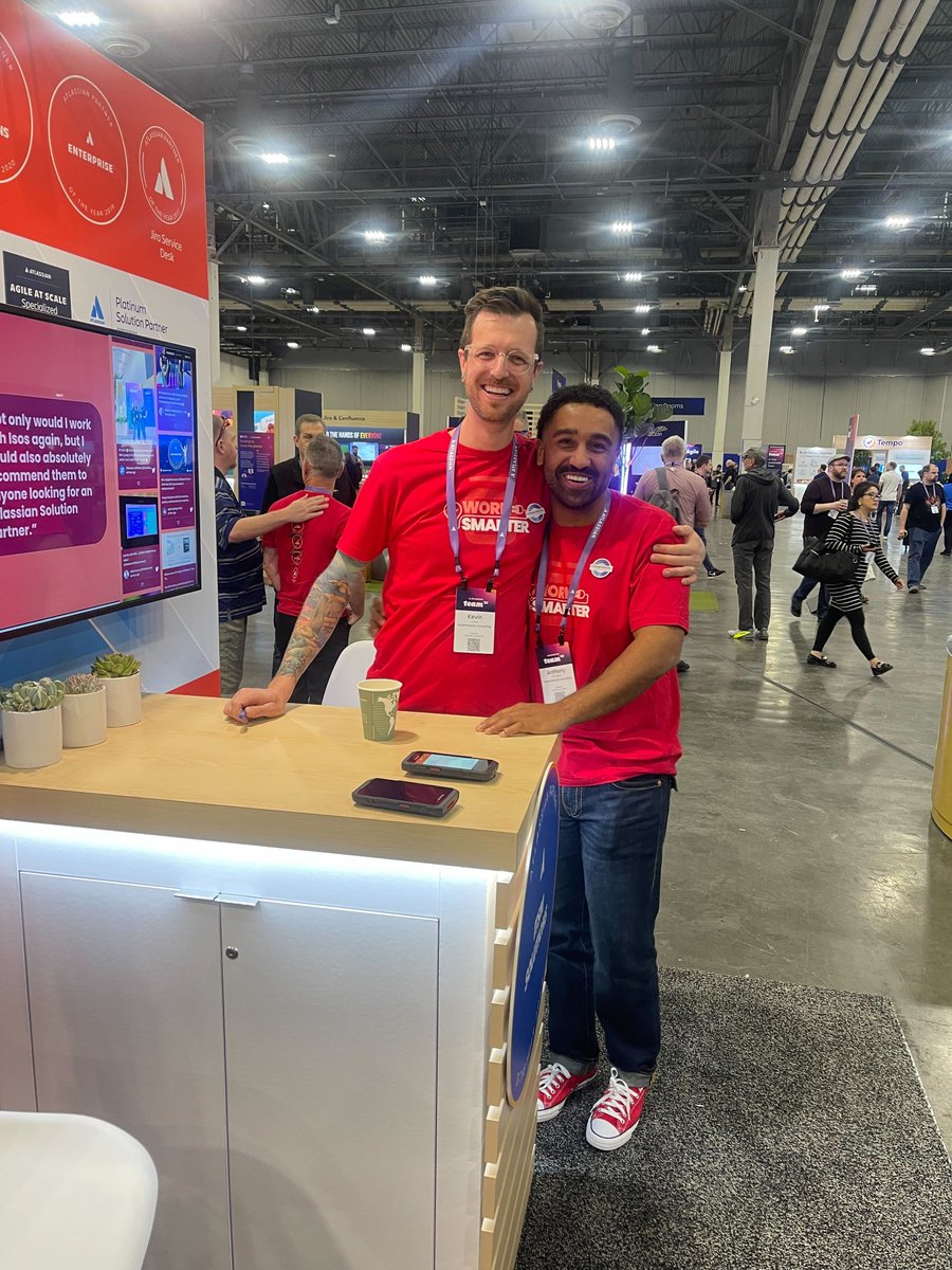 HyperVelocityCo's tweet photo. Thanks to everyone who made #AtlassianTeam23 awesome! 

Be sure to tune into @IsosTech's recap webinar if you want to hear key takeaways from the event: https://t.co/ceRxWZbjXN

@Atlassian #Agile #Cloud https://t.co/gUVZipnBgt